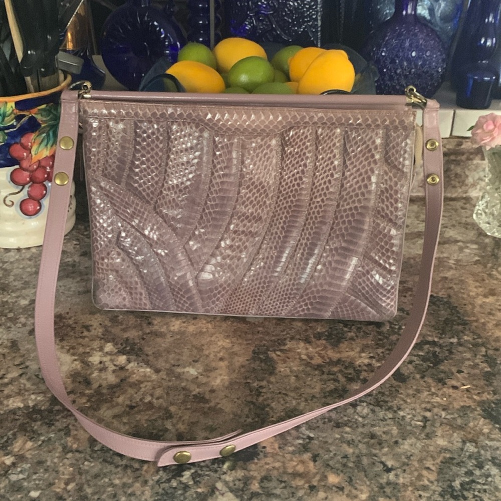 Vintage Bag By Supreme Python Shoulder Bag